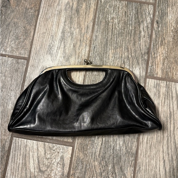 Black silver studded hand bag - Picture 2 of 4